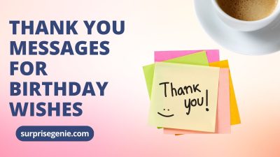 birthday wishes thanks messages
