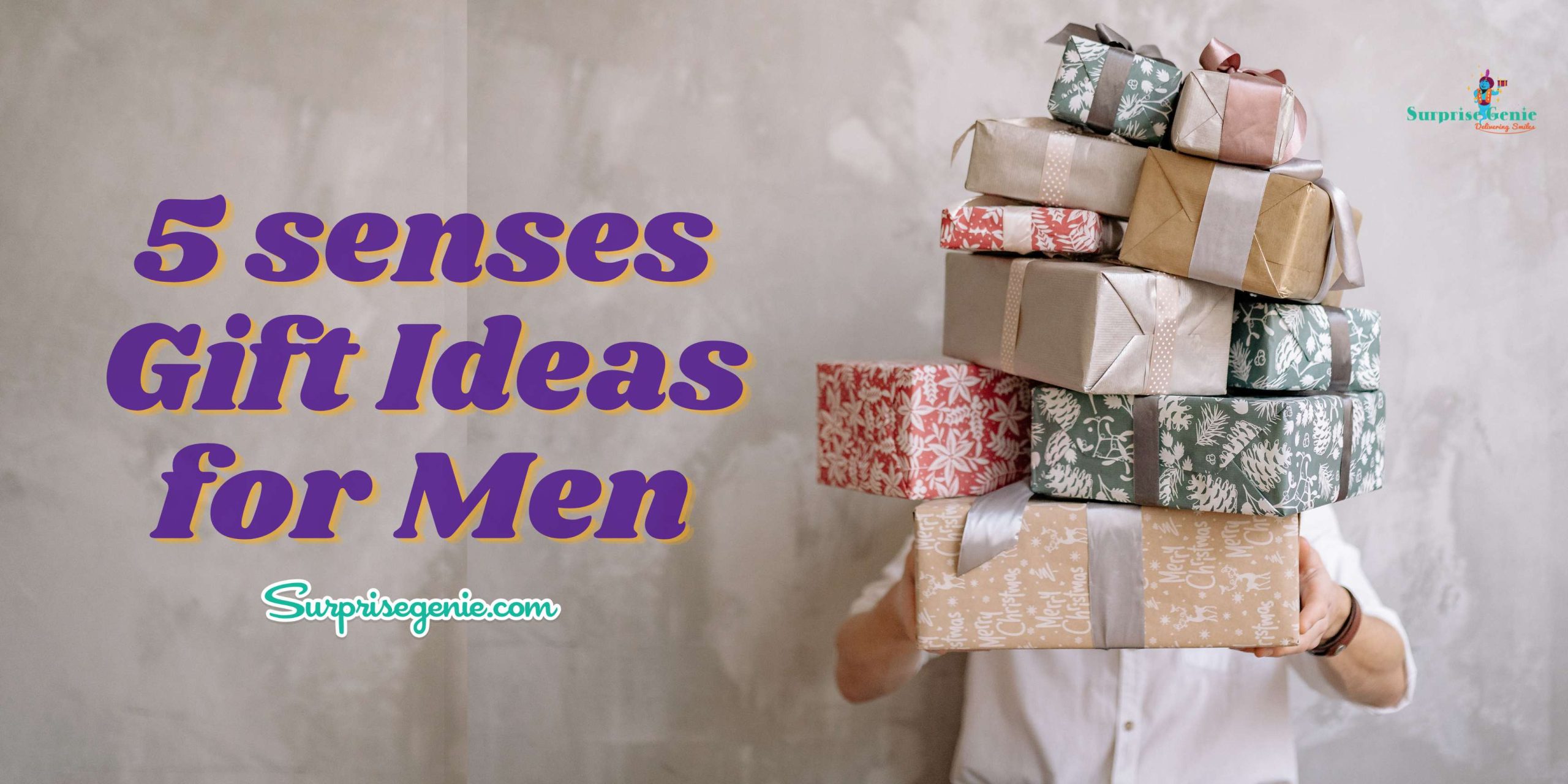 5 senses gift ideas for him